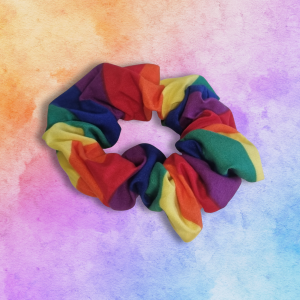 Rainbow Scrunchie